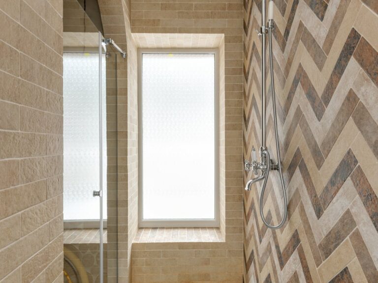 Tile and shower detail for a bathroom remodel